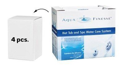 AquaFinesse Hot Tub Water Care Boxes - Box of 4