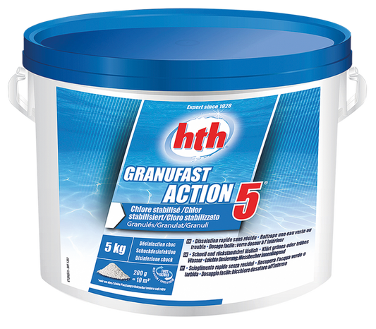 HTH Granufast Action 5 5kg - Chlorine Granules