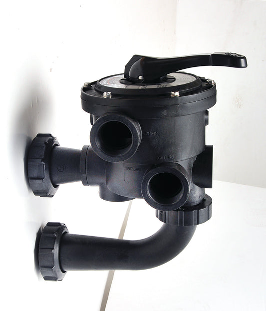 Hayward 1.5" Side Mount Multiport Valve With Pre Plumbed Valve Kit